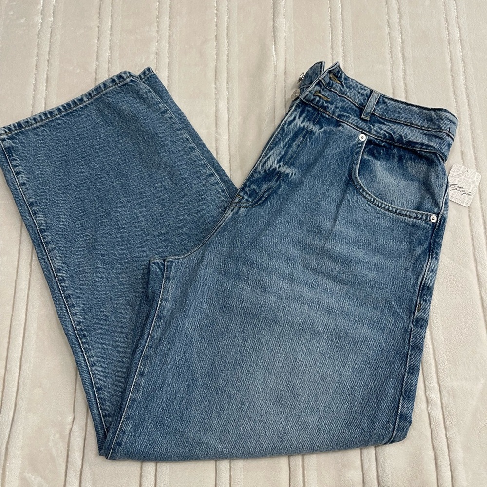 FREE PEOPLE Classic Blue Denim Jeans